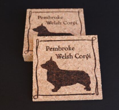 Pembroke Welsh Corgi Cork Coasters