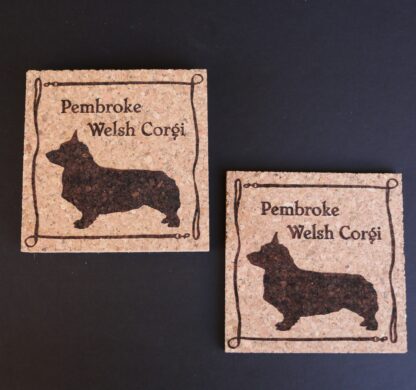 Pembroke Welsh Corgi Cork Coasters