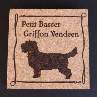 Petit Basset Griffon Vendeen Cork Coasters