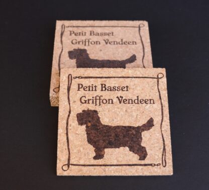 Petit Basset Griffon Vendeen Cork Coasters