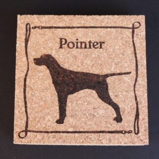 Pointer Cork Coasters