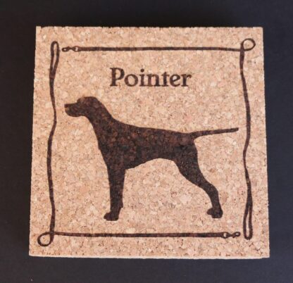 Pointer Cork Coasters