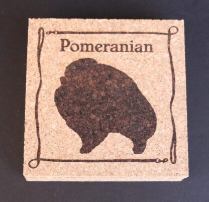 Pomeranian Cork Coasters