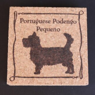 Portuguese Podengo Pequeno Cork Coasters