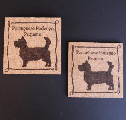 Portuguese Podengo Pequeno Cork Coasters