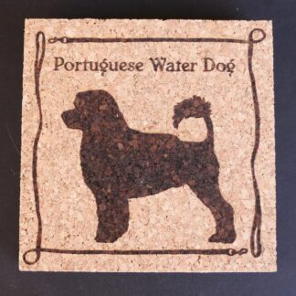 Portuguese Water Dog Cork Coasters