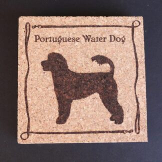 Portuguese Water Dog Cork Coasters