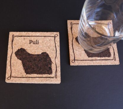 Puli Cork Coasters