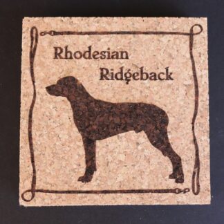 Rhodesian Ridgeback Cork Coasters