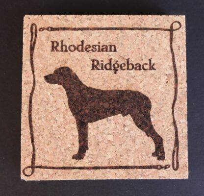 Rhodesian Ridgeback Cork Coasters