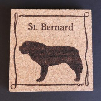 Saint Bernard Cork Coasters