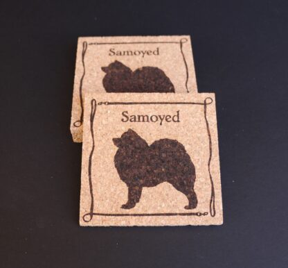 Samoyed Cork Coasters