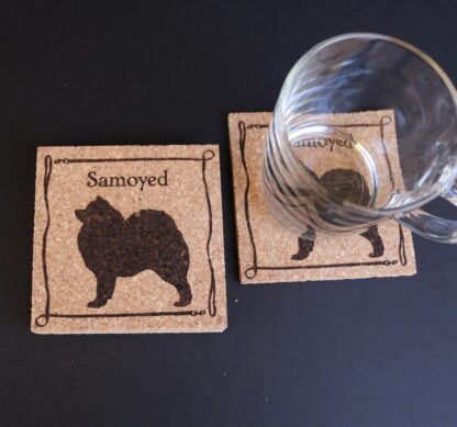 Samoyed Cork Coasters