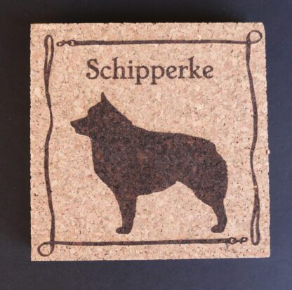 Schipperke Cork Coasters