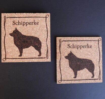 Schipperke Cork Coasters