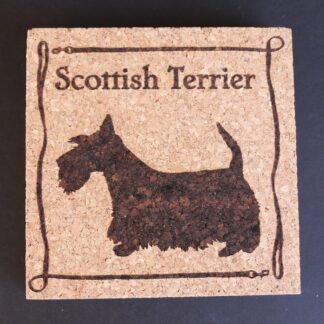 Scottish Terrier Cork Coasters