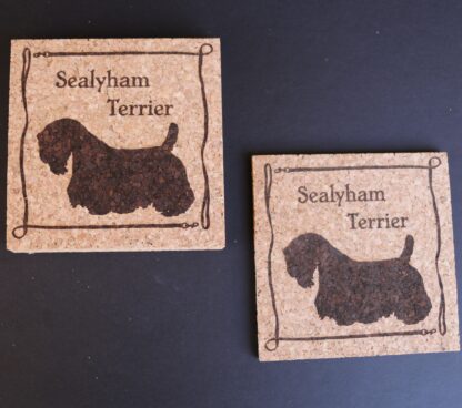 Sealyham Terrier Cork Coasters