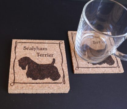 Sealyham Terrier Cork Coasters