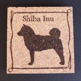 Shiba Inu Cork Coasters