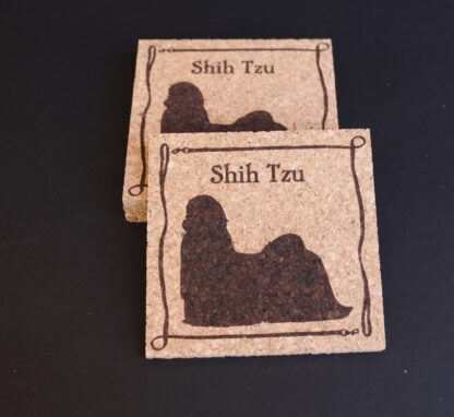 Shih Tzu Cork Coasters