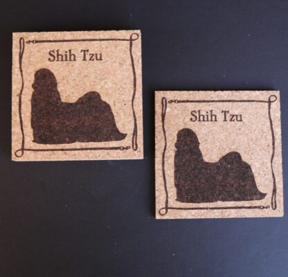 Shih Tzu Cork Coasters