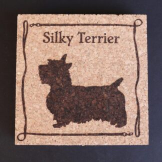 Silky Terrier Cork Coasters