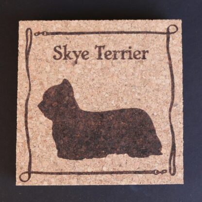 Skye Terrier Cork Coasters