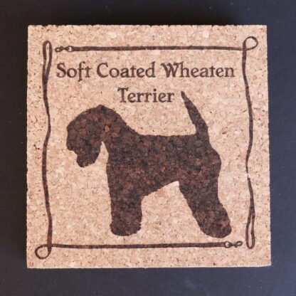 Soft Coated Wheaten Terrier Cork Coasters