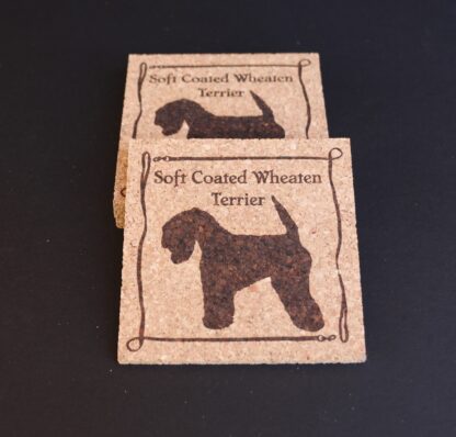 Soft Coated Wheaten Terrier Cork Coasters