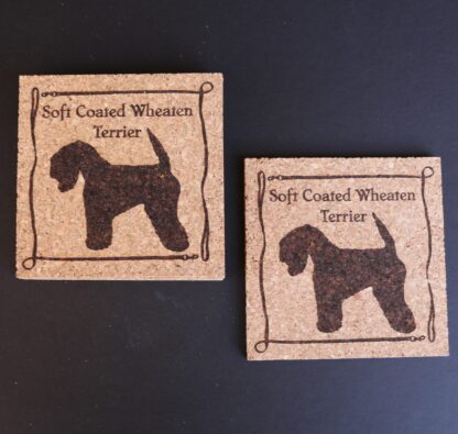 Soft Coated Wheaten Terrier Cork Coasters