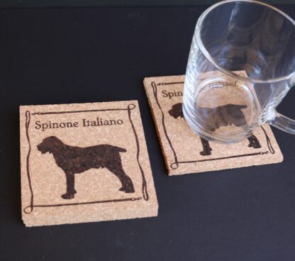 Spinone Italiano Cork Coasters