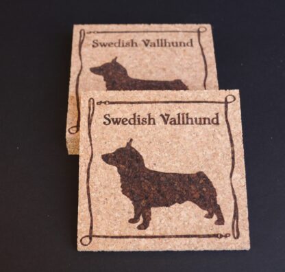 Swedish Vallhund Cork Coasters