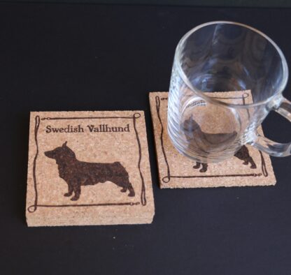 Swedish Vallhund Cork Coasters