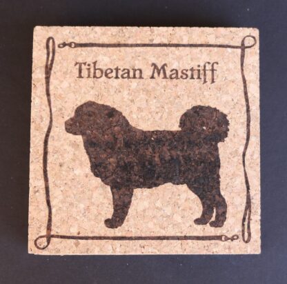 Tibetan Mastiff Cork Coasters