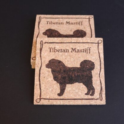 Tibetan Mastiff Cork Coasters