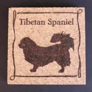 Tibetan Spaniel Cork Coasters