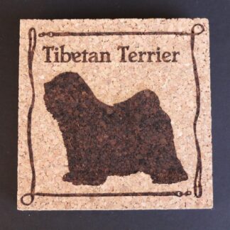 Tibetan Terrier Cork Coasters