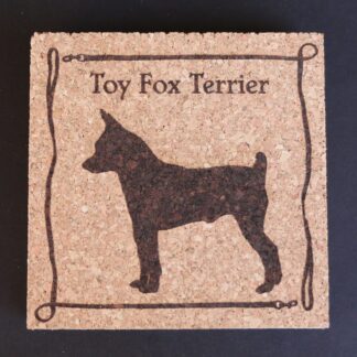 Toy Fox Terrier Cork Coasters