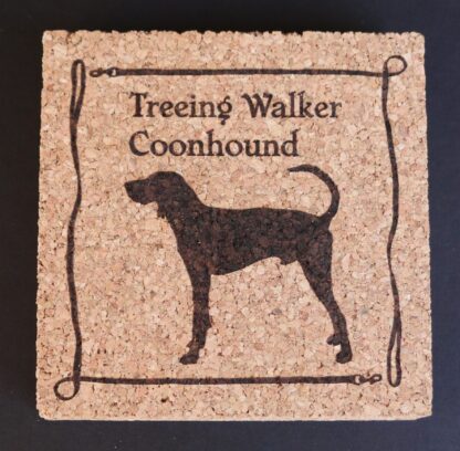 Treeing Walker Coonhound Cork Coasters