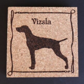 Vizsla Cork Coasters