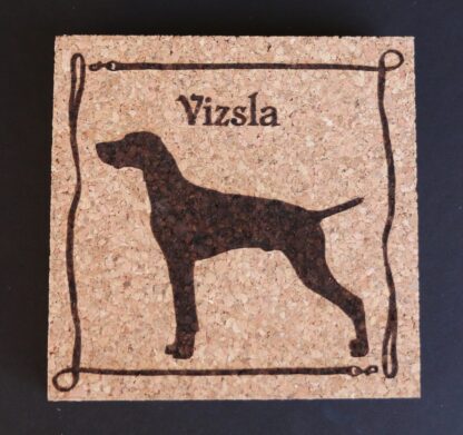 Vizsla Cork Coasters