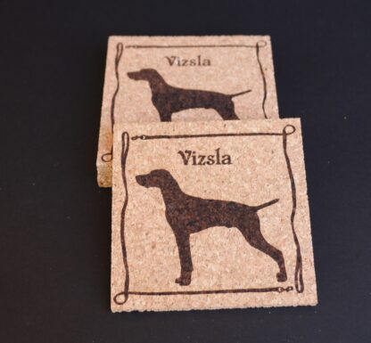 Vizsla Cork Coasters