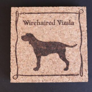 Wirehaired Vizsla Cork Coasters