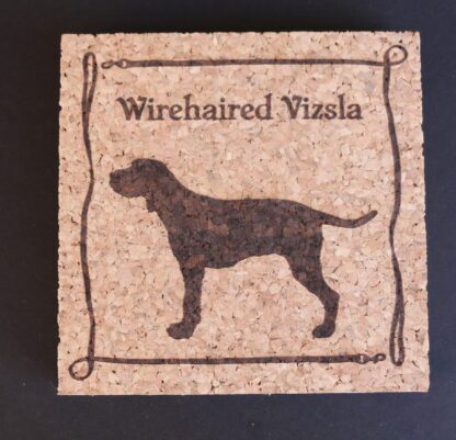 Wirehaired Vizsla Cork Coasters