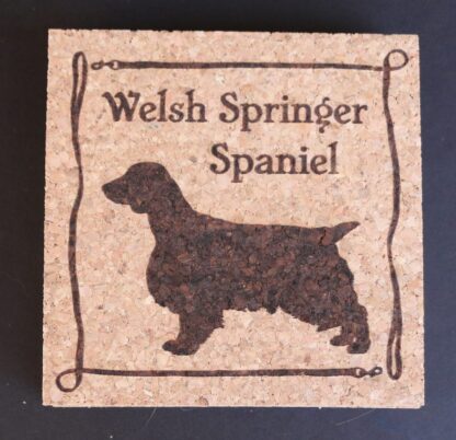 Welsh Springer Spaniel Cork Coasters