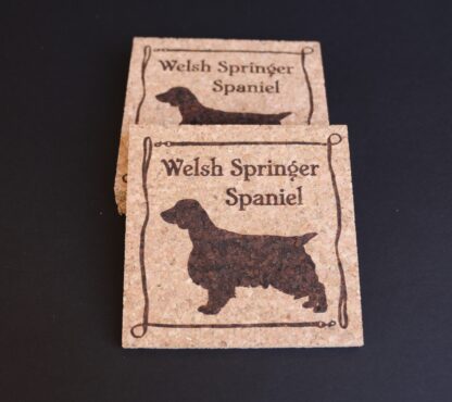 Welsh Springer Spaniel Cork Coasters