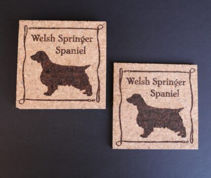 Welsh Springer Spaniel Cork Coasters