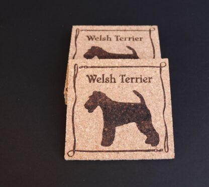 Welsh Terrier Cork Coasters