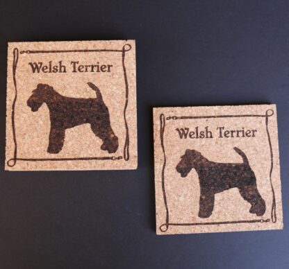 Welsh Terrier Cork Coasters