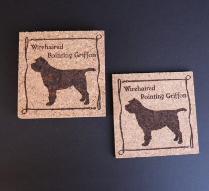 Wirehaired Pointing Griffon Cork Coasters